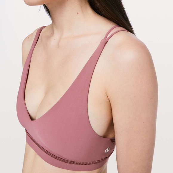 lululemon athletica Other - Lululemon Freely Flexed Bra Misty Merlot Size 10